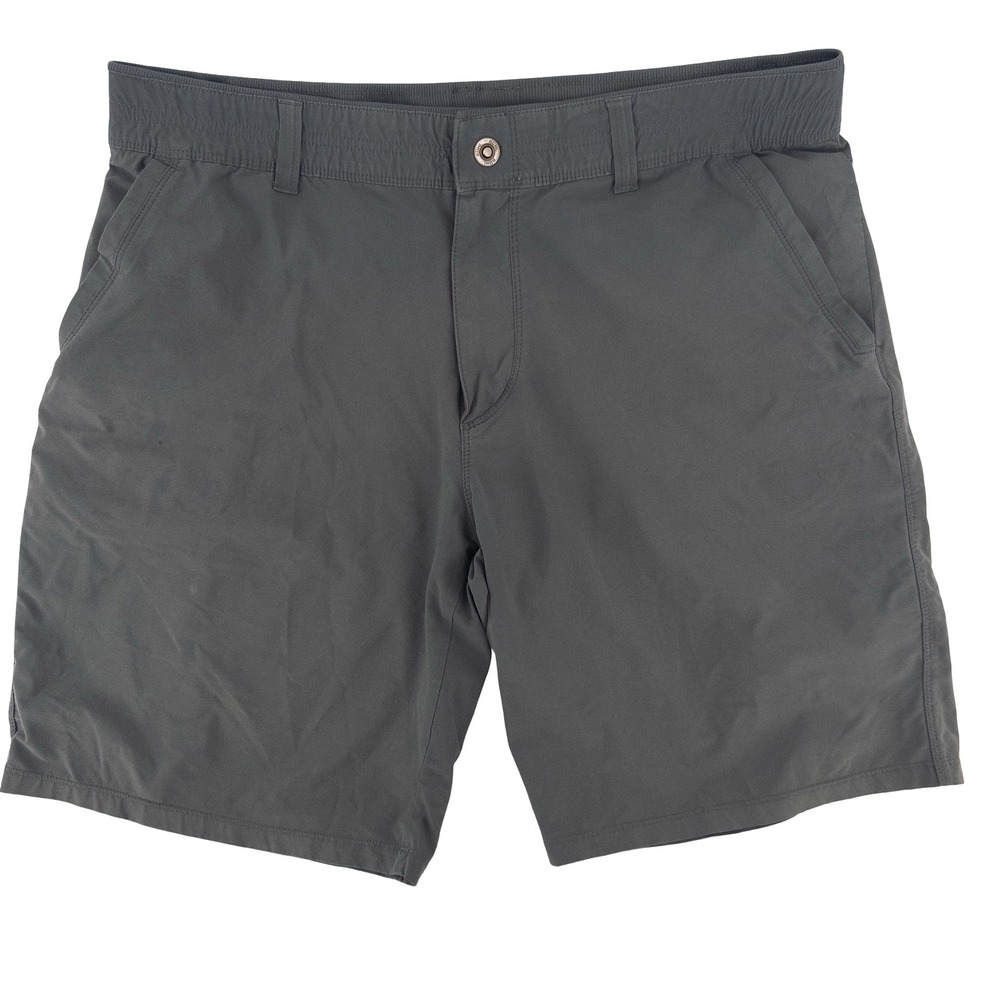 KUHL Mens 38 Navigatr Shorts Dark Olive Gray Stretch Hiking Technical Gorpcore